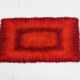 1970s Small Danish Abstract Wool Rug