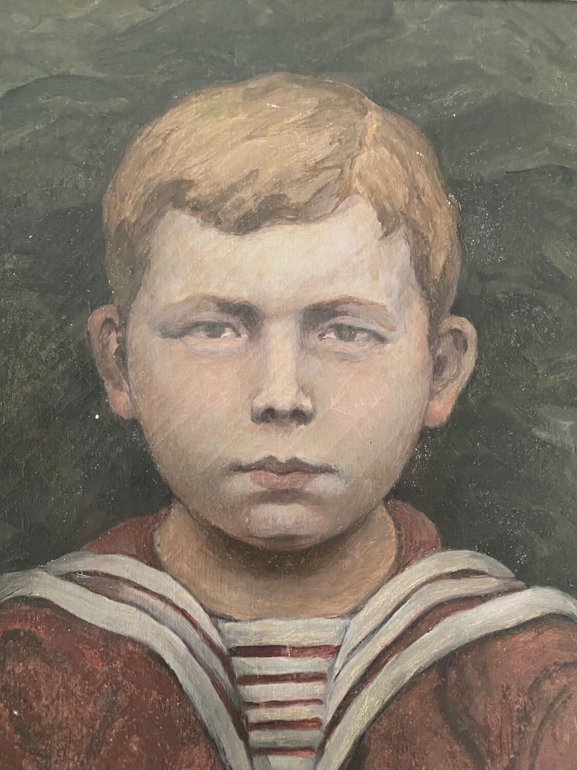 Old portrait of a young man