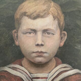 Portrait ancien de jeune homme