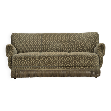 1960s, Danish "Banan" 3 seater sofa, original condition, velour.