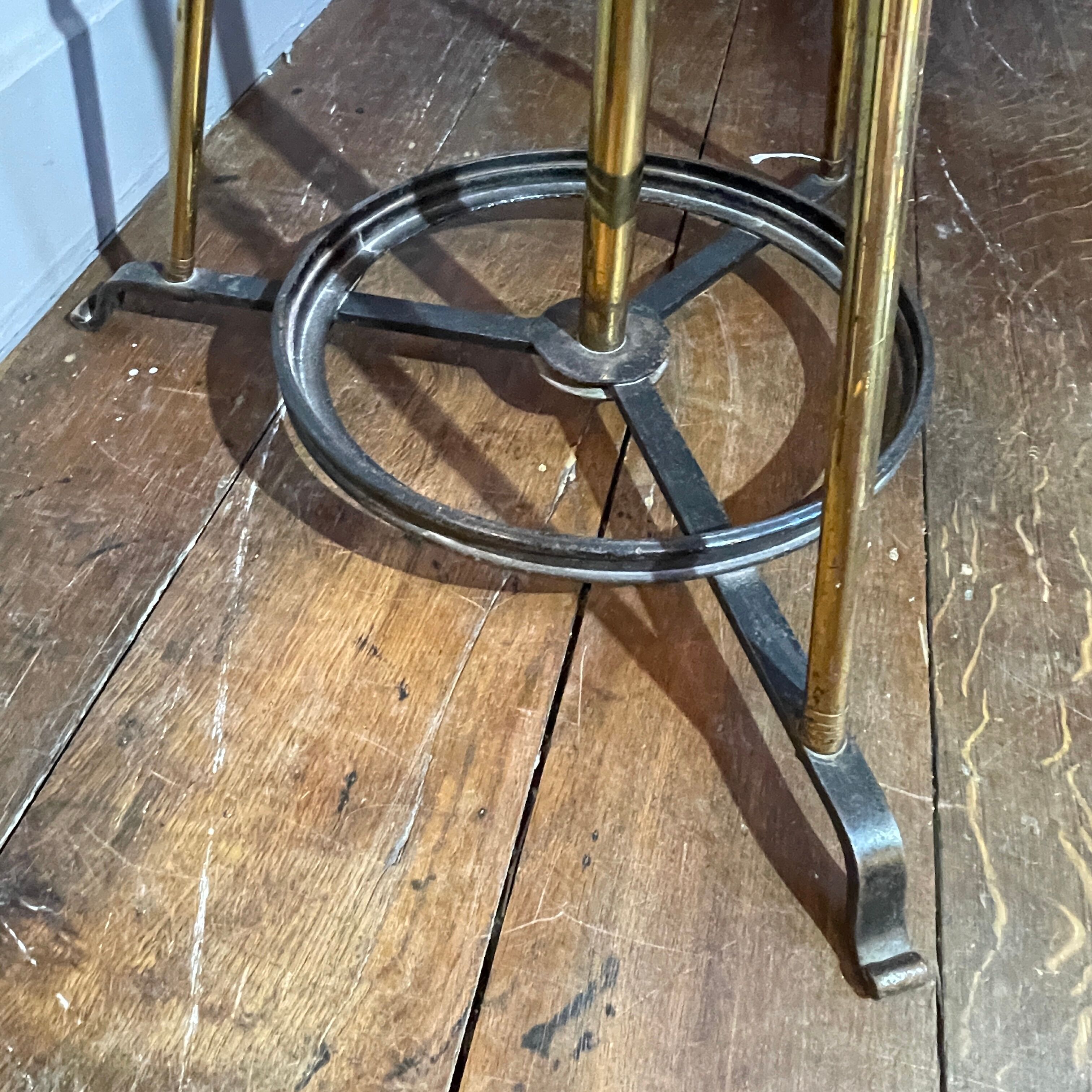 Porte manteau perroquet art nouveau arts & crafts jugendstil, bronze acier, ca 1900