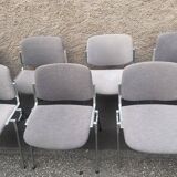 Series of 35 DSC 106 Chair by Giancarlo Piretti for Castelli from the 1970s