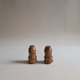 Salière et poivrier en bois