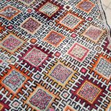 Old Berber carpet from the 1960 Morocco average atlas 213x160cm
