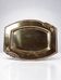 Small vintage brass tray with a floral design, Louis XVI style.