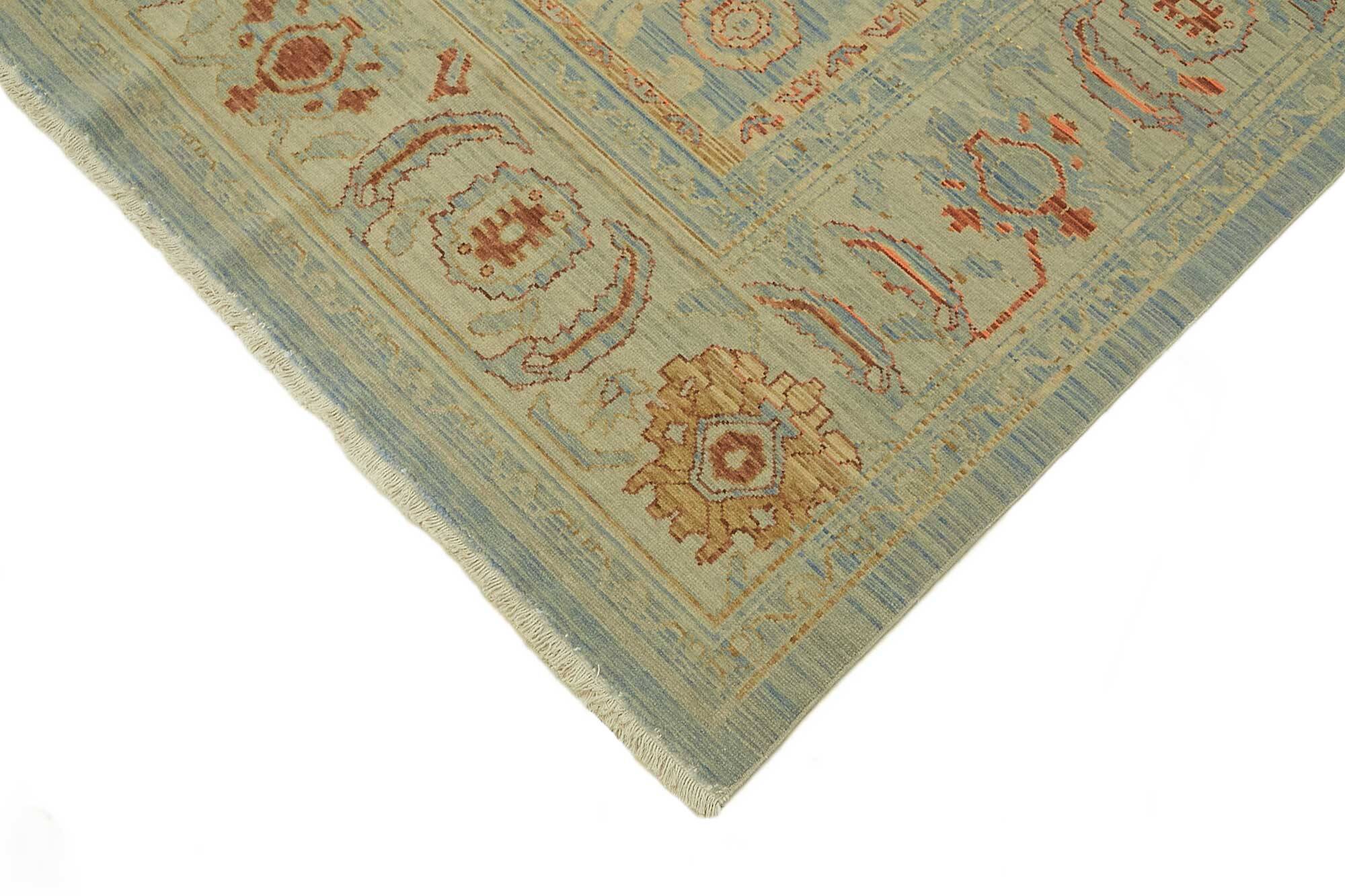 Turkish Handcrafted Loom Oushak Rug 291 cm x 383 cm