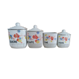 4 Old spice pots décor MANON