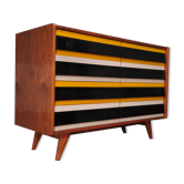 Commode U 453 Jaune par Jiri Jiroutek pour Interier Praha , vieille edition de 1962