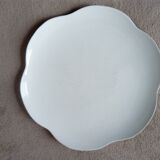 Large white multi-lobed pie or cake dish