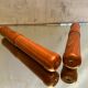 Pair of Havana cigar cases made of solid exotic wood