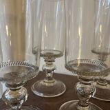 Set of 4 Bohemian glass cups