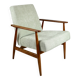 Armchair 'Lis', 1970s, light green, design by Henryk Lis - natural wood