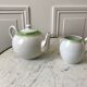 Duo of a teapot and a milk jar 60s