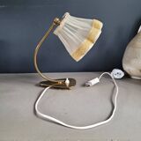 Antique table lamp with switch on the base