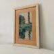 Antique Watercolor Painting Signed J.Richter "Marne a Gournay"