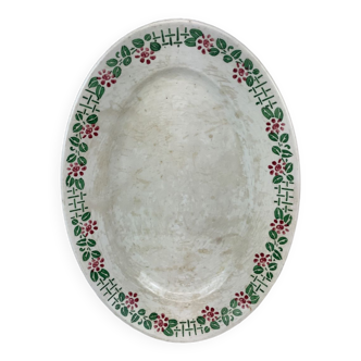 Old dish made in France Digoin Sarreguemines