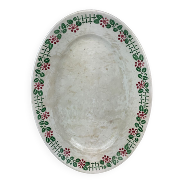Old dish made in France Digoin Sarreguemines