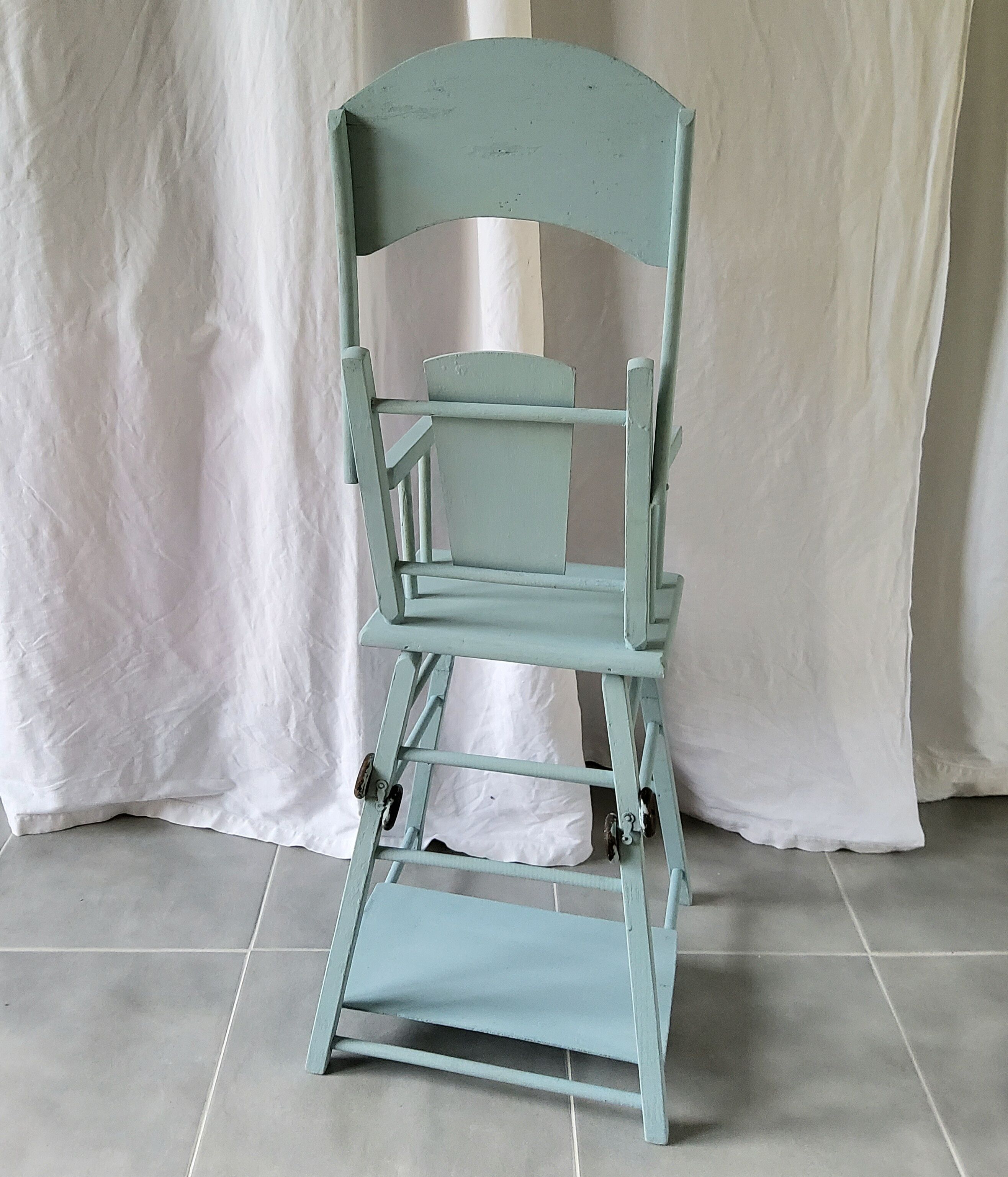 High chair doll