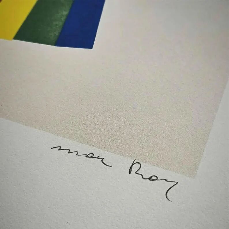 Lithographie en édition limitée de Man Ray des années 1970.