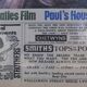 Vintage Beatles poster depicting John Lennon