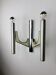 Gaetano Sciolari tubular wall sconce, model "105", Italy 1970s