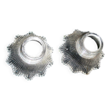 Set of 2 glasses of lamps