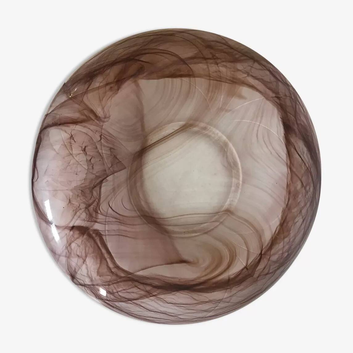 Art Deco glass cup attributed to G.Davidson