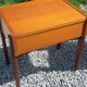 Pair of Scandinavian-style teak bedside tables from the 1970s.