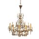 Vintage Crystal Chandelier, Italy, 1960s