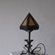 Arts & Crafts wrought iron dragon table lamp | Italy | 1910s