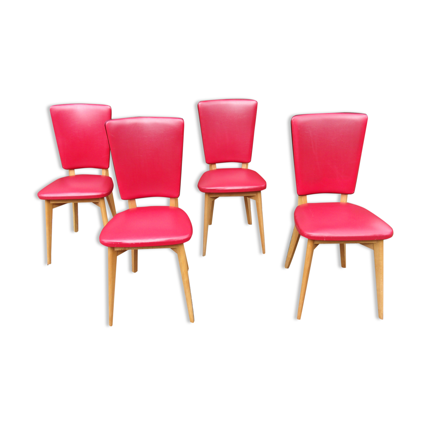 Set of 4 chairs Manucere 1972