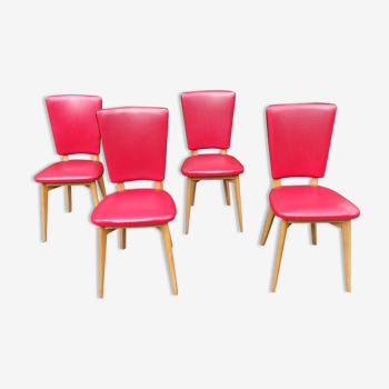 Set of 4 chairs Manucere 1972