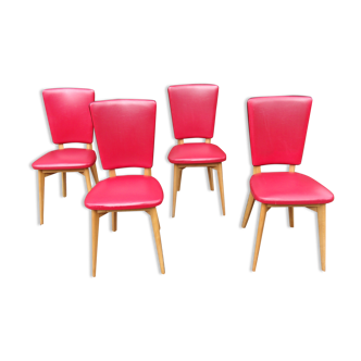 Set of 4 chairs Manucere 1972