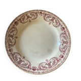 Caiffa planter's half-deep iron earthenware plate