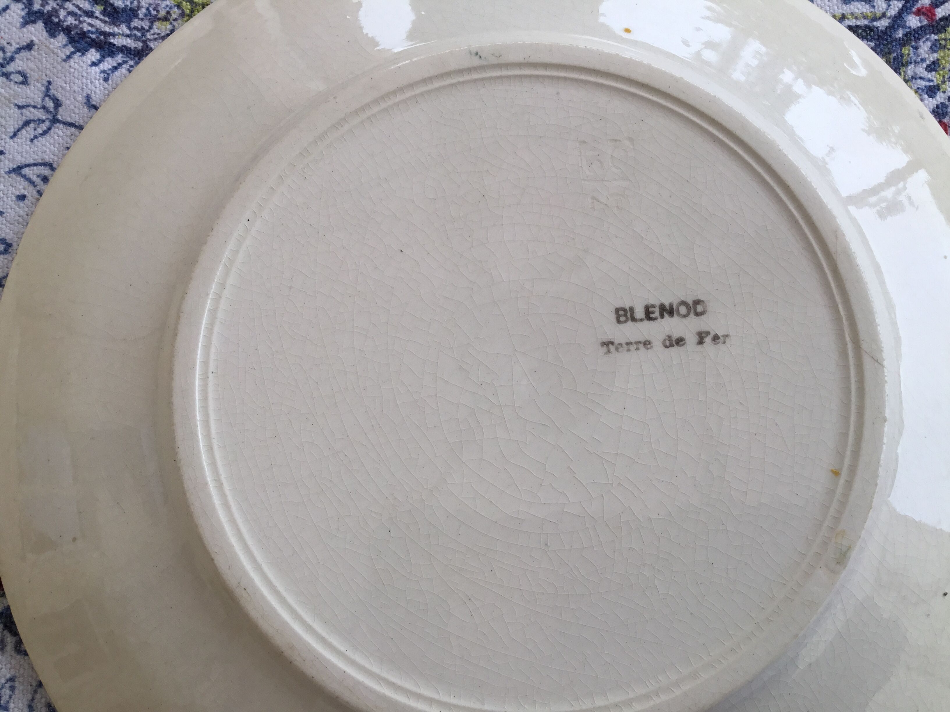 4 plate terre de fer "blenod"