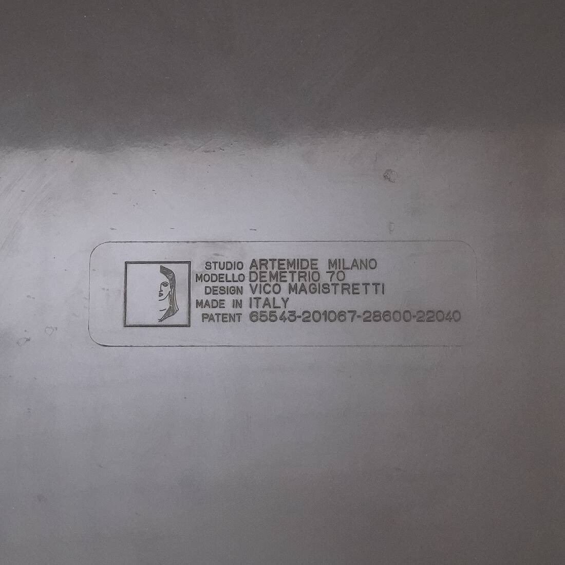 “Demetrio 70” coffee table by Vico Magistretti for Artemide, 1960s