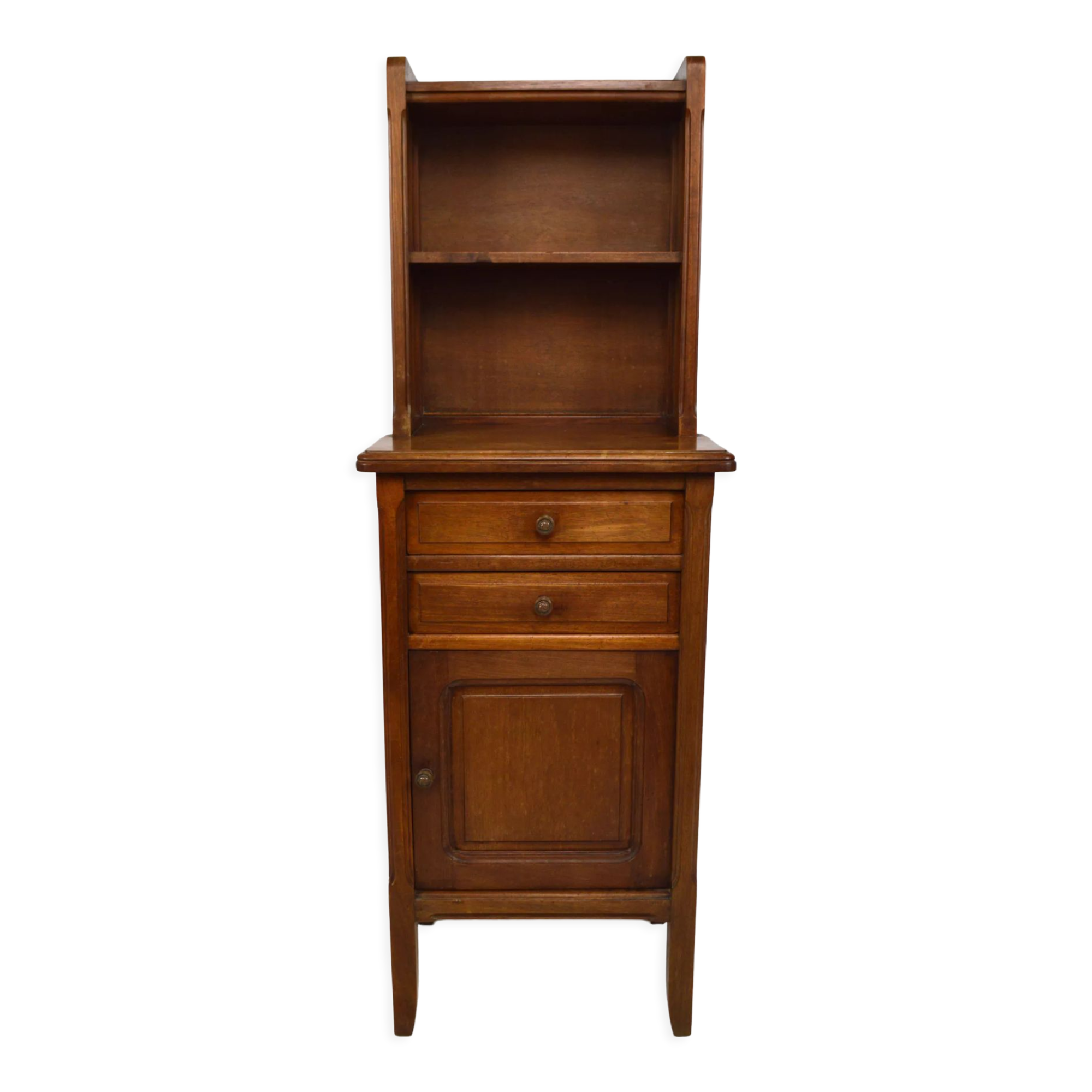 Art nouveau bedside by Mathieu Gallerey in mahogany, circa 1920