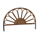 Vintage rattan headboard