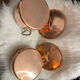 Old copper pan battery