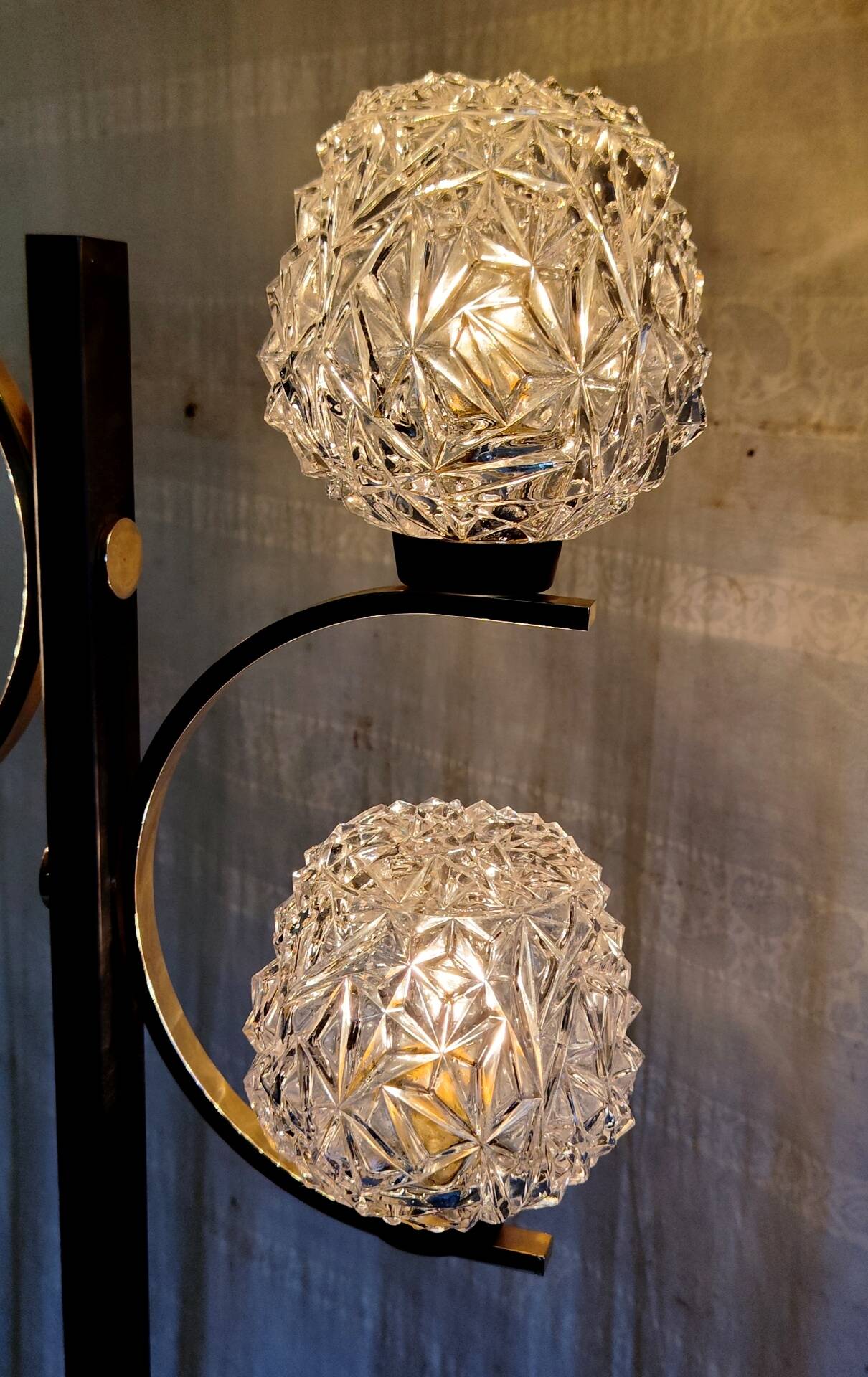 Lampadaire 4 feux style moderniste - années 50/60