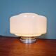 Art Deco ceiling light by Philips, white opaline, 1930.