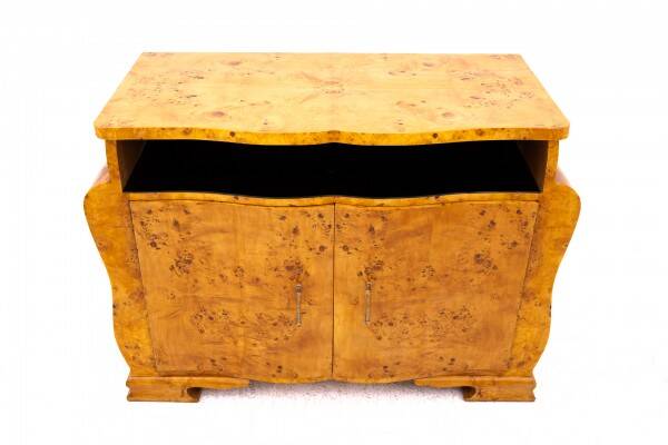 Art Deco chest of drawers from the 1940s, Poland.