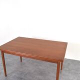 Mid-Century Danish Extendable Teak Dining Table from Rogenstrup Möbelfabrik