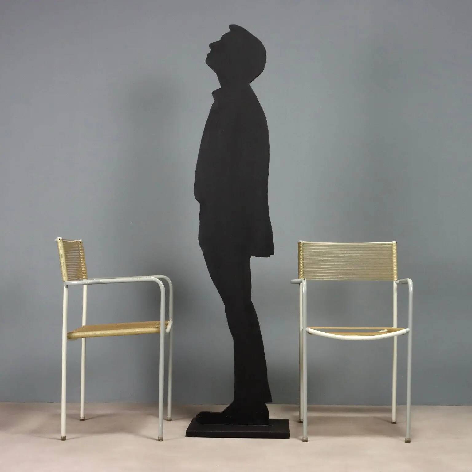 Alias Spaghetti chairs vintage design G. Belotti Italy 1980s-1990s