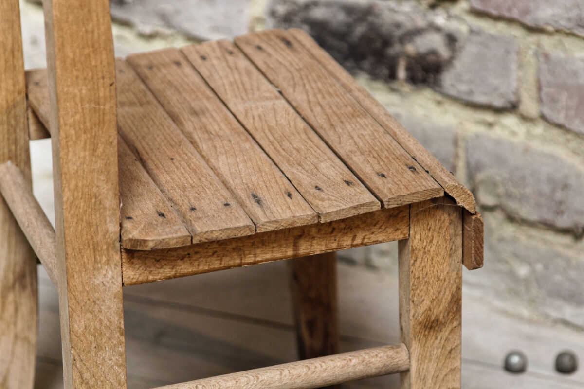 Former wooden child chair