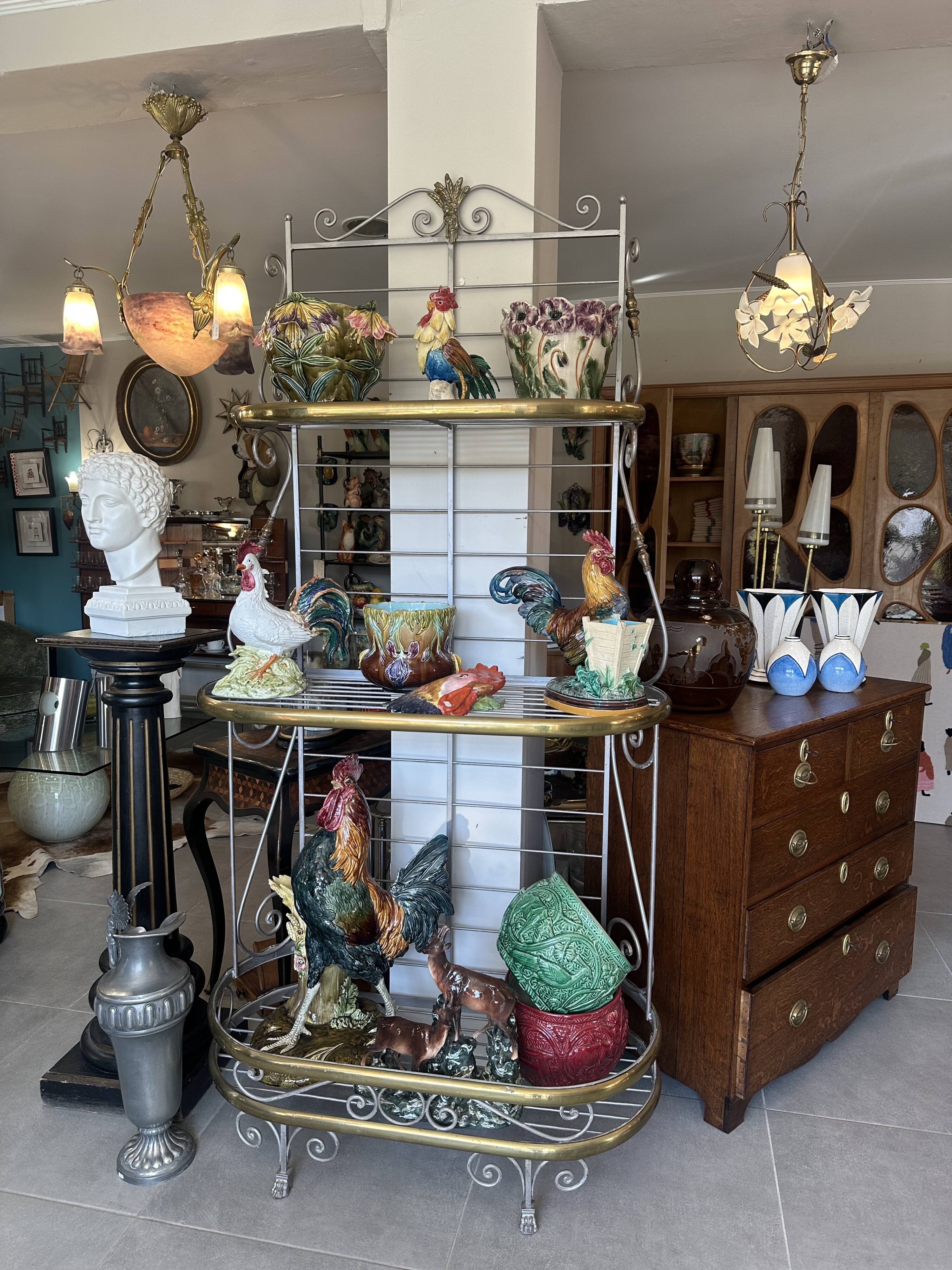 Ceramic Chamois Statue