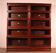 pair of Globe Wernicke London 'waterfall' bookcases in mahogany circa