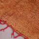 Orange Vintage Moroccan Rug 139 x 190 cm - Berber Rug - Handmade Wool Rug