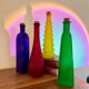 Multicolored bottles