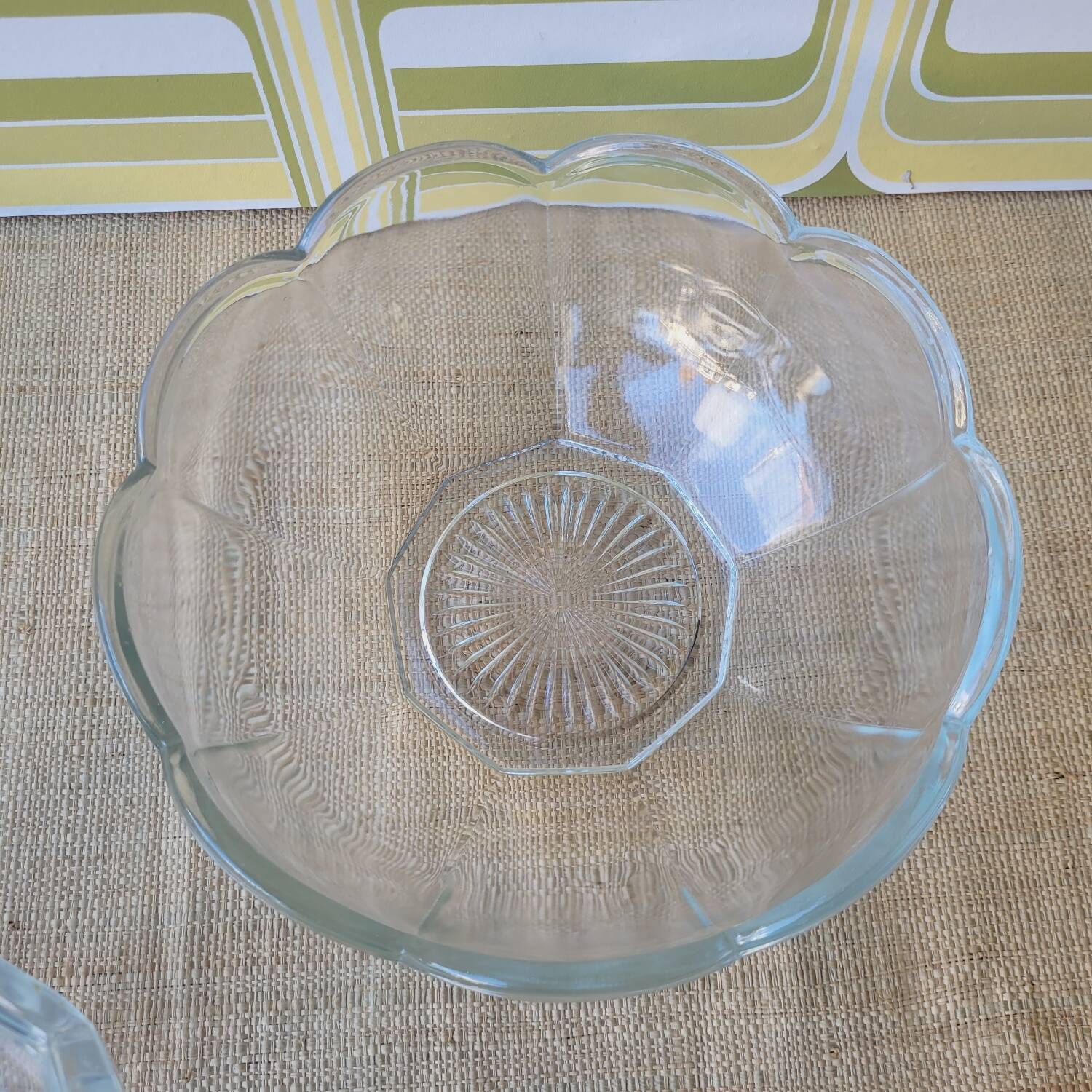Set of 3 50's salad bowls